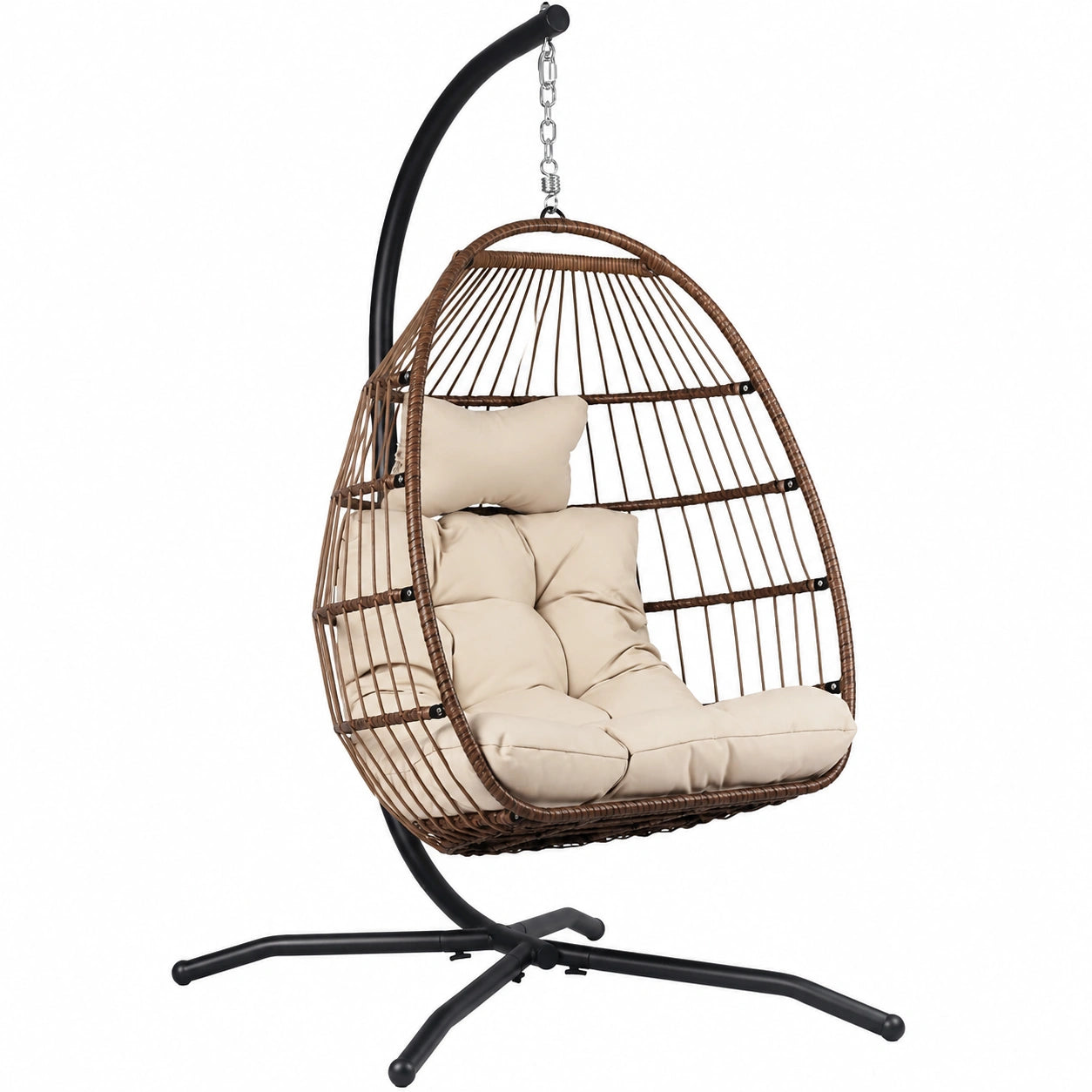 Hängesessel – aus Rattan