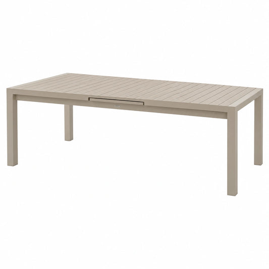 Gartentisch – ausziehbar, aus Aluminium