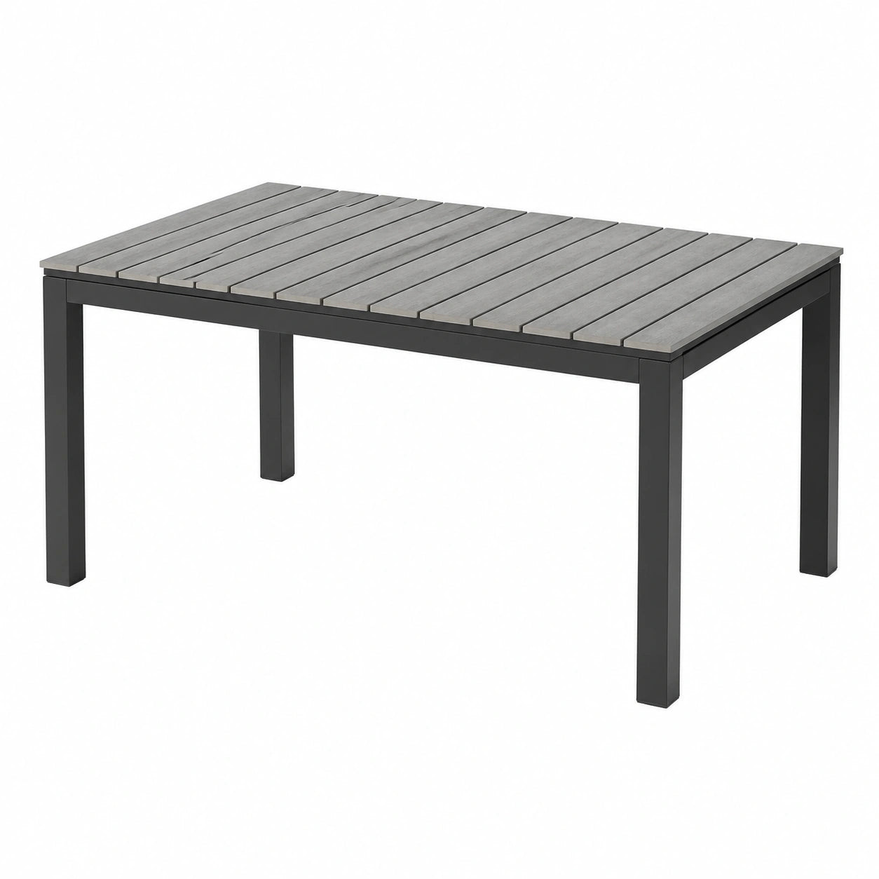 Gartentisch – 210 cm, ausziehbar, aus Aluminium, für Garten