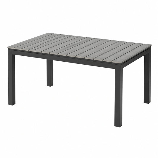 Gartentisch – 210 cm, ausziehbar, aus Aluminium, für Garten