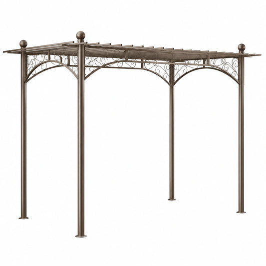 Pergola – Landhausstil, Anthrazit