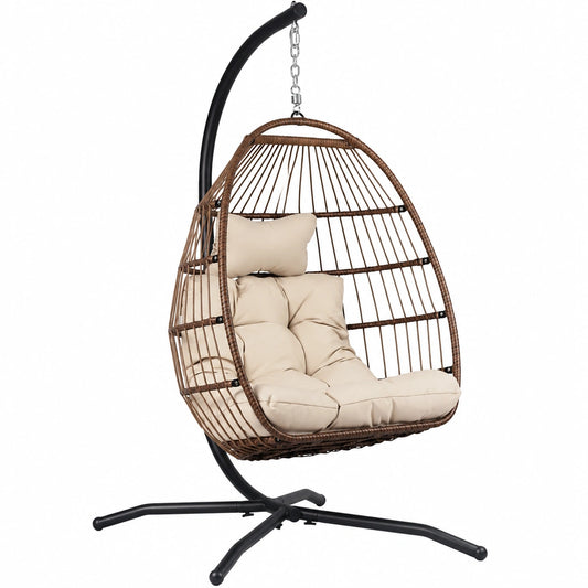 Hängesessel – aus Rattan